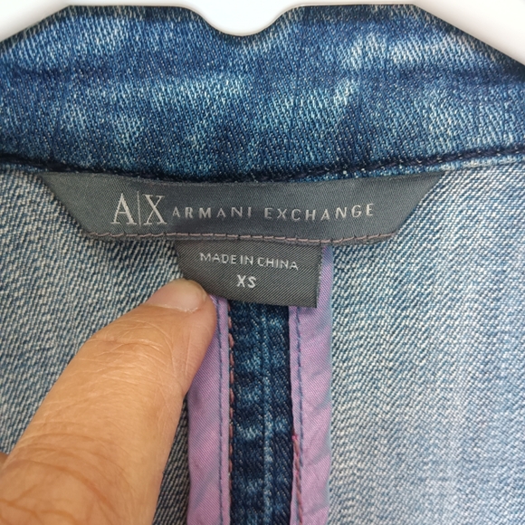 CLEARANCE SALE!! Christine Alexander Light Blue Fitted Jean Jacket - Picture 3 of 16